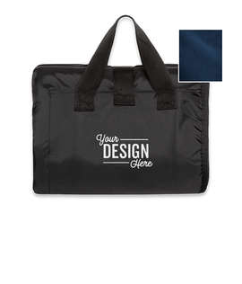 Alpine Fleece Solid Packable Picnic Blanket - Color: Navy