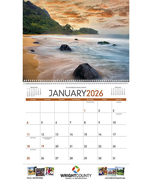 Beautiful America Calendar