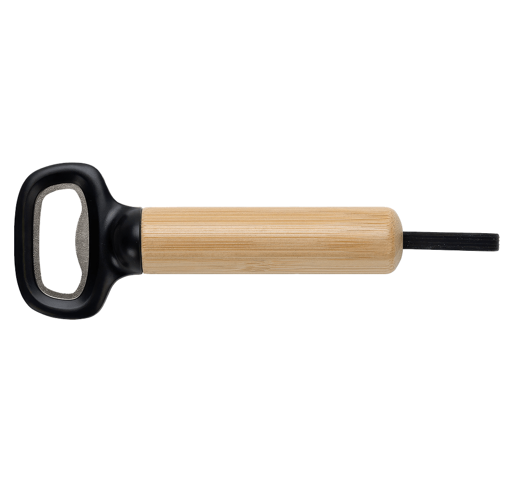 Pop Top Bamboo Bottle Opener-default