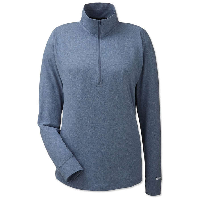 Nautica Women's Saltwater Performance Quarter Zip Sweatshirt