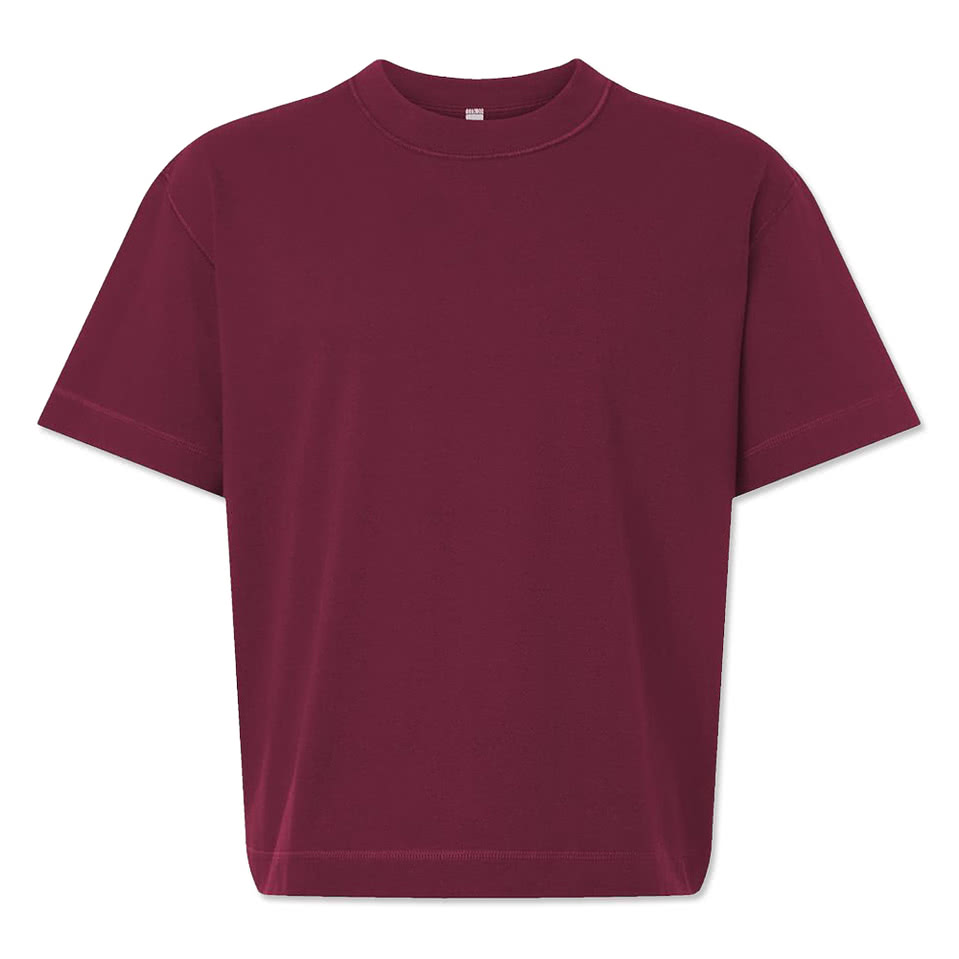 American Apparel Heavyweight Mid-Length Cotton T-shirt