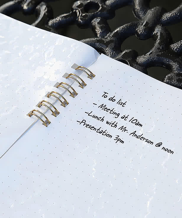 Quarry Stone Paper Soft Cover Spiral Notebook