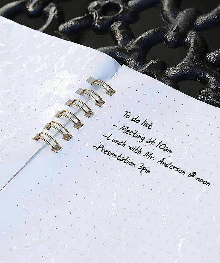 Quarry Stone Paper Soft Cover Spiral Notebook