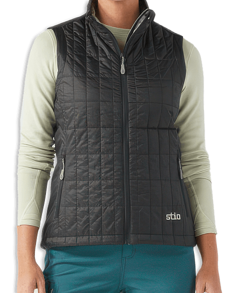 Stio Women's Azura Quilted Insulated Vest in Boundary Black