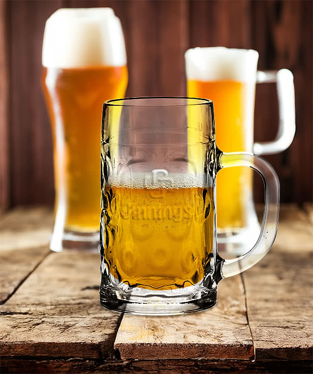 Laser Engraved 16.9 oz. Oktoberfest Glass Mug
