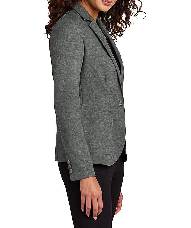 Mercer+Mettle Women's Double Knit Single Breasted Blazer