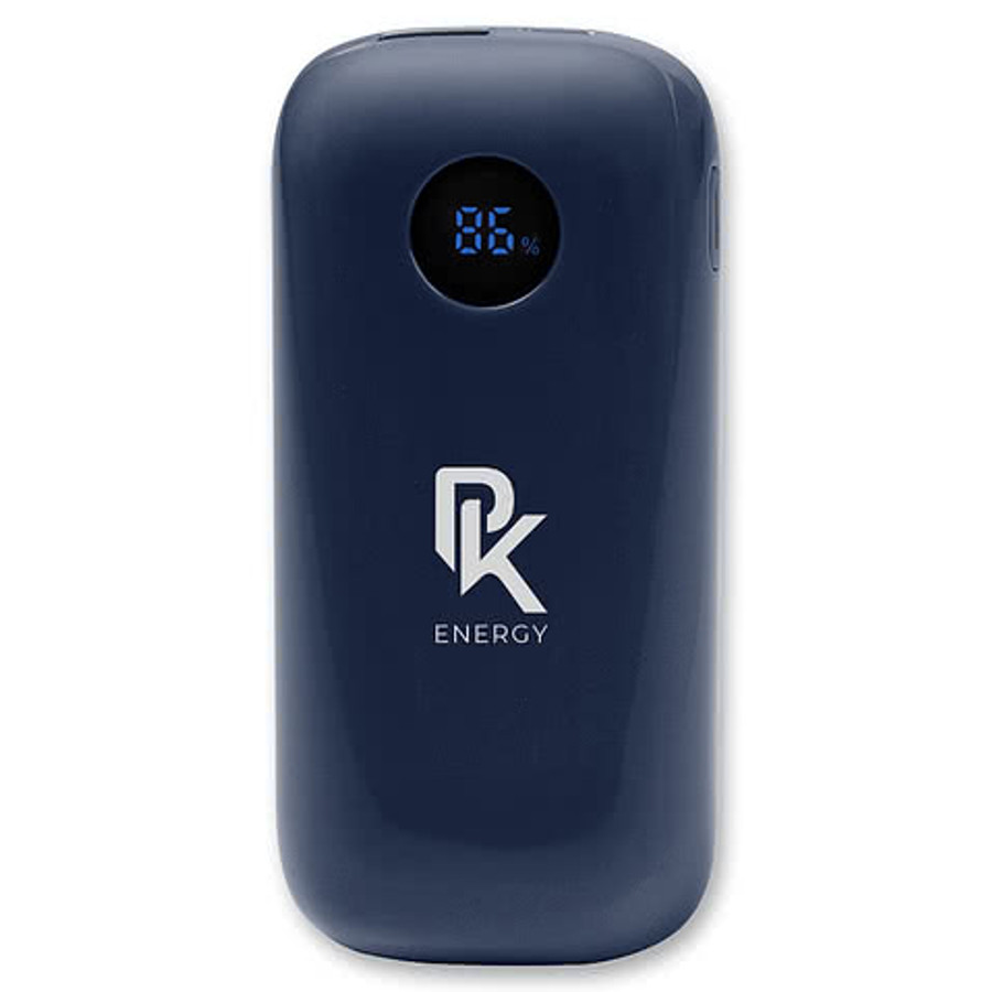 10,000 mAh Power Bank with Digital Power Display in BLACK