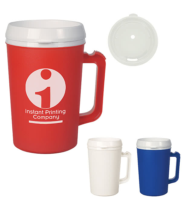 34 oz. Thermo Insulated Plastic Mug