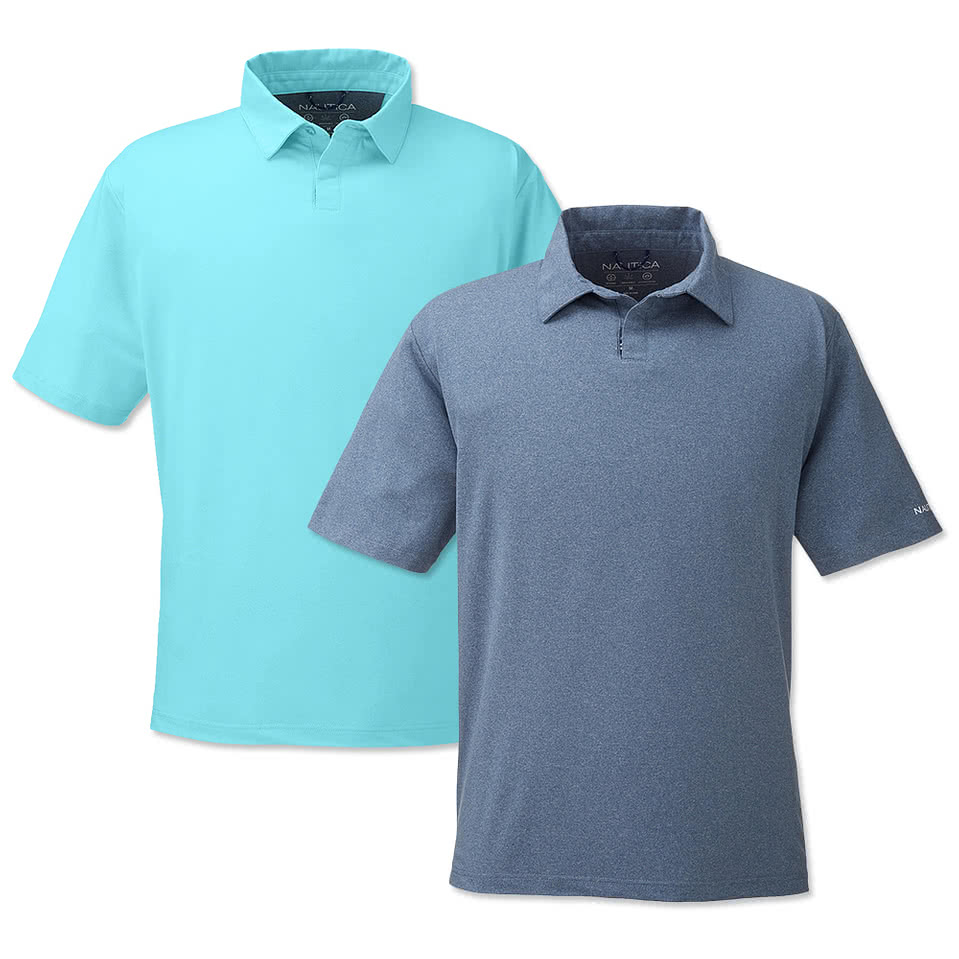Nautica Saltwater UPF 40 Performance Polo - Printed