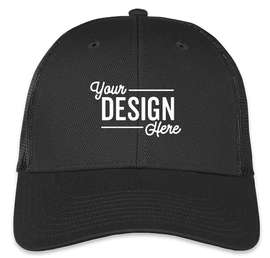 CornerStone Canvas Trucker Hat - Color: Black