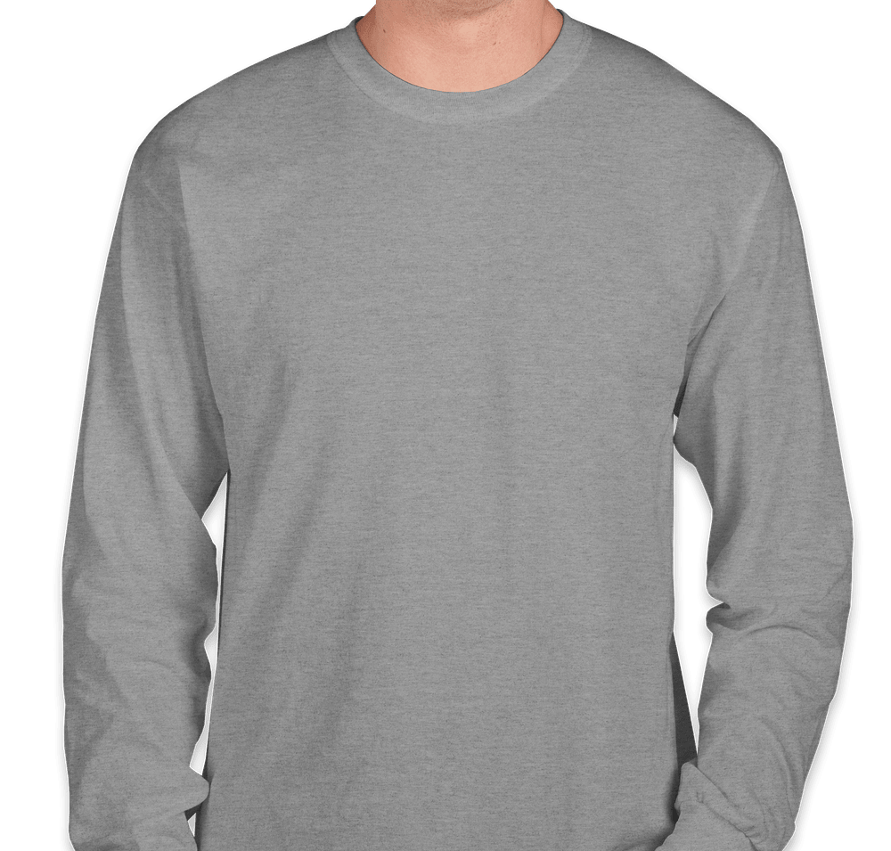 Gildan DryBlend Long Sleeve T-Shirt for school spirit wear fundraiser