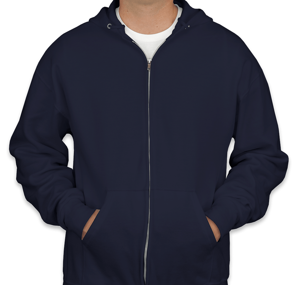 Jerzees NuBlend 50/50 Zip Hoodie for school program gear