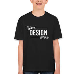 Canada - Fruit of the Loom Youth 100% Cotton T-shirt - Color: Black