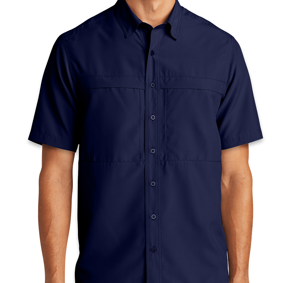 Port Authority Daybreak UV Short Sleeve Shirt-default