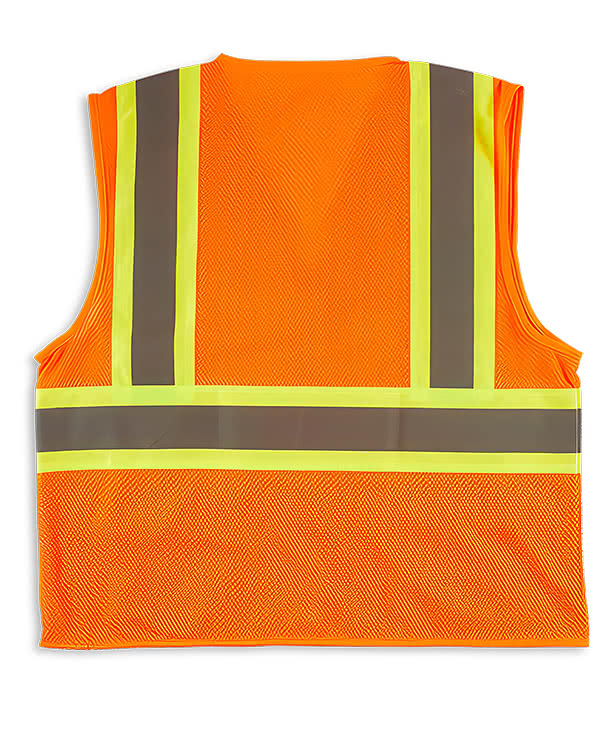 Vantage Xtreme Visibility DOT Class 2 Contrast Stripe Safety Vest