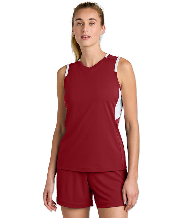 Sport-Tek Women’s Club Recycled Sleeveless Performance Jersey