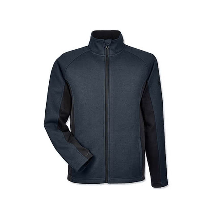Canada - Spyder Constant Sweater Fleece Jacket in Black Heather / Black