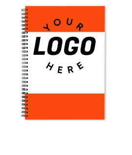 Border JournalBooks ® Spiral Notebook - Color: Orange
