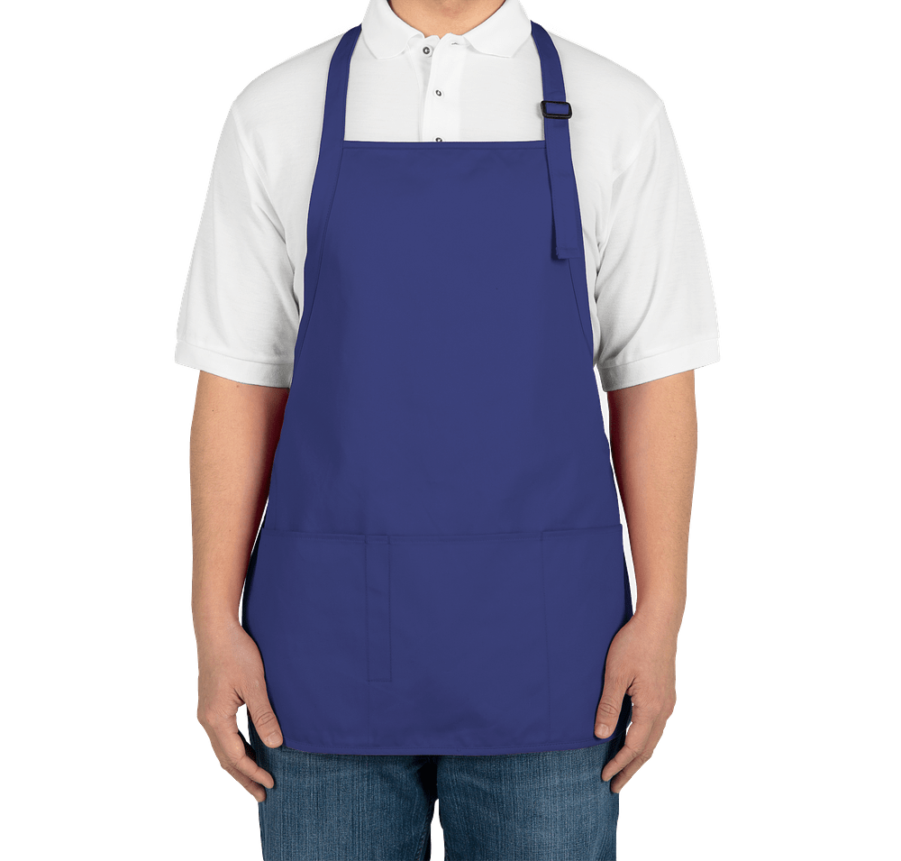 Port Authority Stain Release Medium Length Apron - Embroidered-default