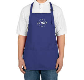 Port Authority Stain Release Medium Length Apron - Embroidered
