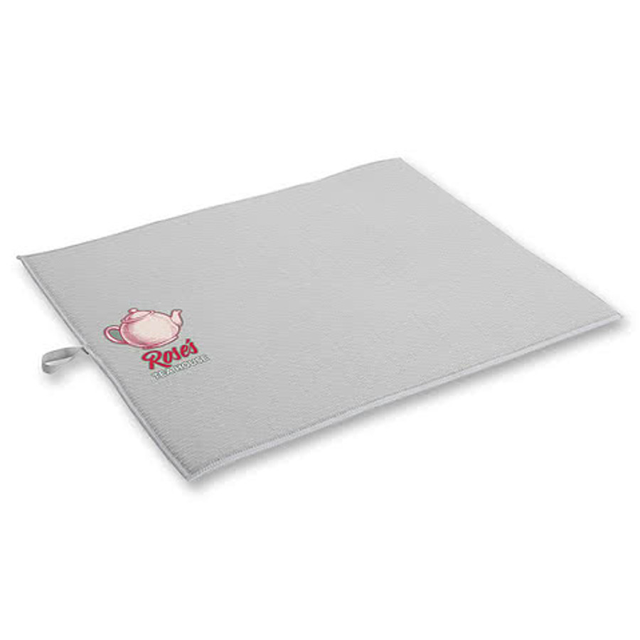 Saloon 20" x 15" Dish Drying Mat in Gray