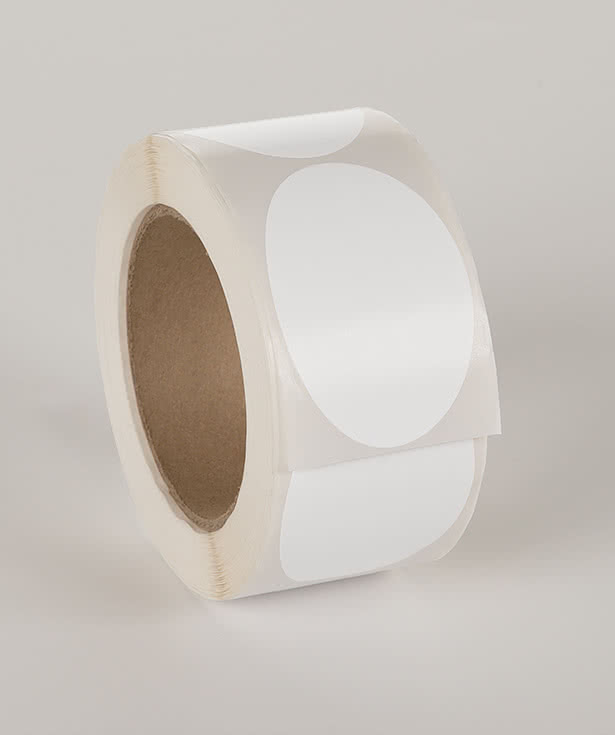 Full Color 3" x 2" Oval Roll Labels (Roll of 500)