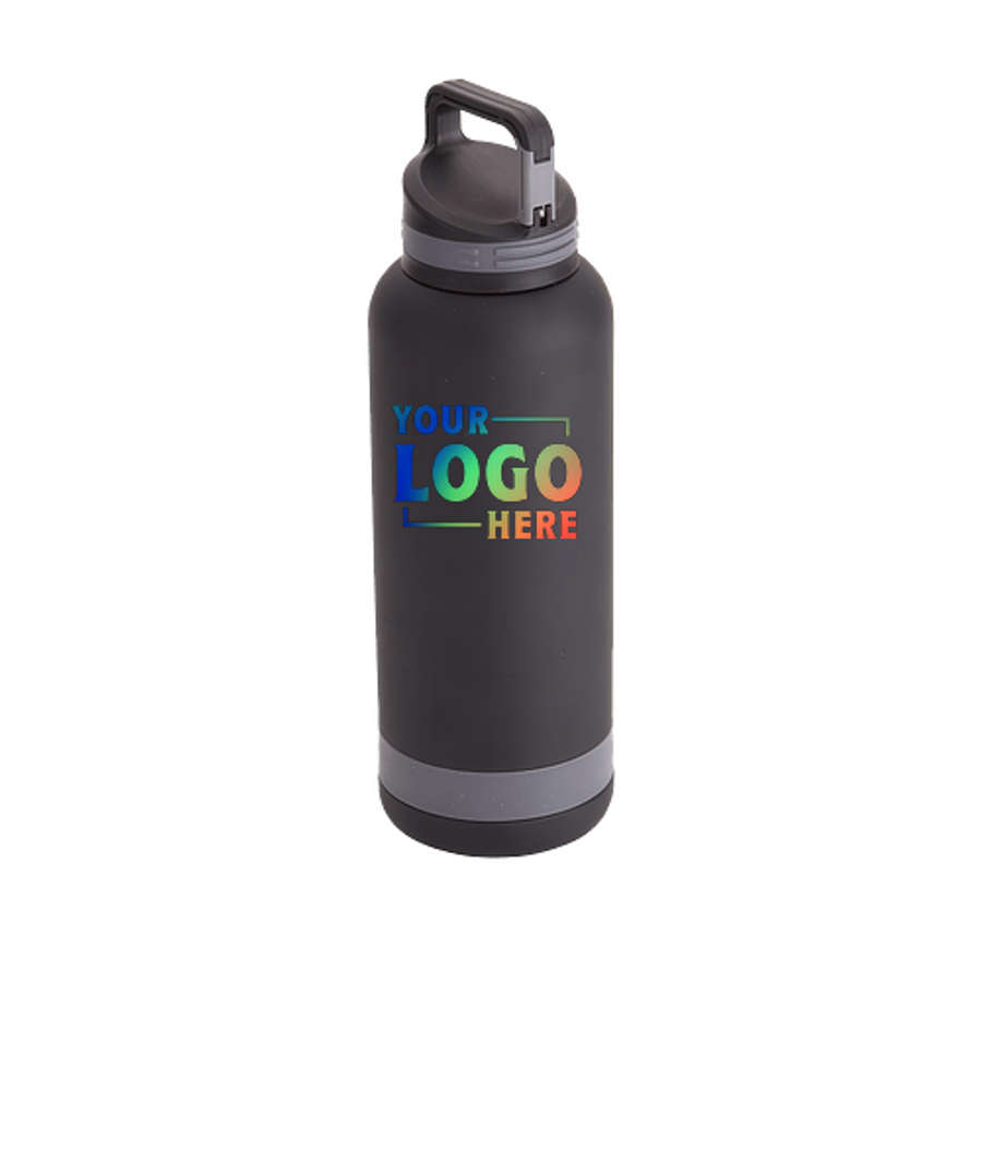 Full Color 25 oz. Trenton Stainless Steel Insulated Water Bottle in Gray