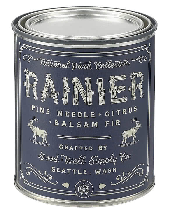 Rainier National Park 14 oz Candle
