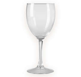 8.5 oz. Wine Glass - Color: Clear