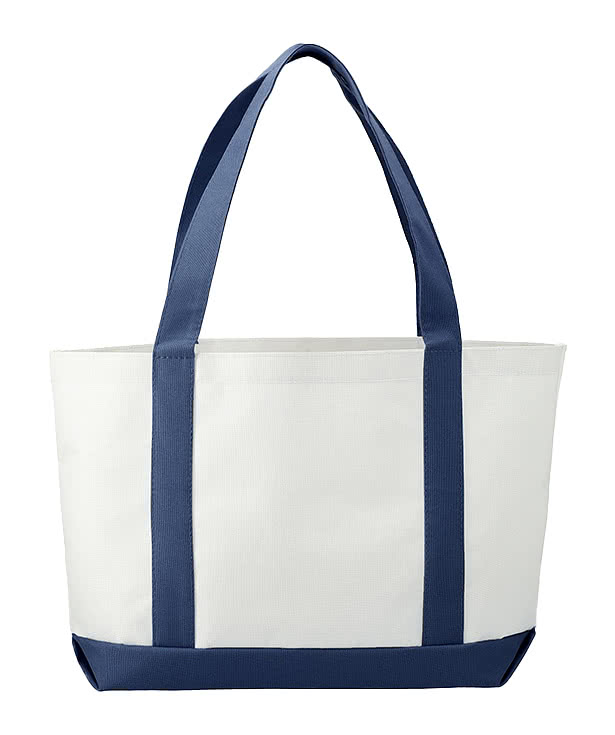 Full Color Large Poly Canvas Tote Bag
