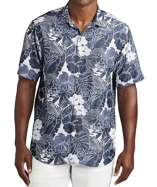 Tommy Bahama Coconut Point Playa Flora Eco Short Sleeve Shirt