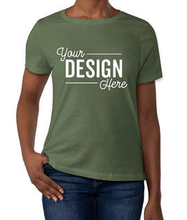 Bella + Canvas Women's Jersey T-shirt - Color: Military Green