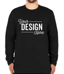 Adidas Recycled Blend Crewneck Sweatshirt - Color: Black