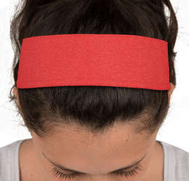Sport-Tek Heather Contender Headband - Color: Scarlet Heather