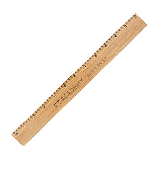 12" Bamboo Ruler
