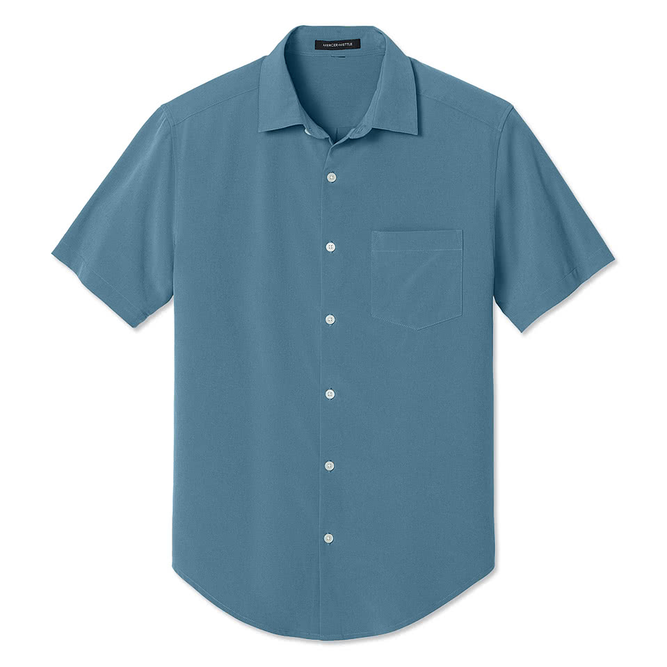 Mercer+Mettle Capital Tech Easy Care Short Sleeve Work Shirt