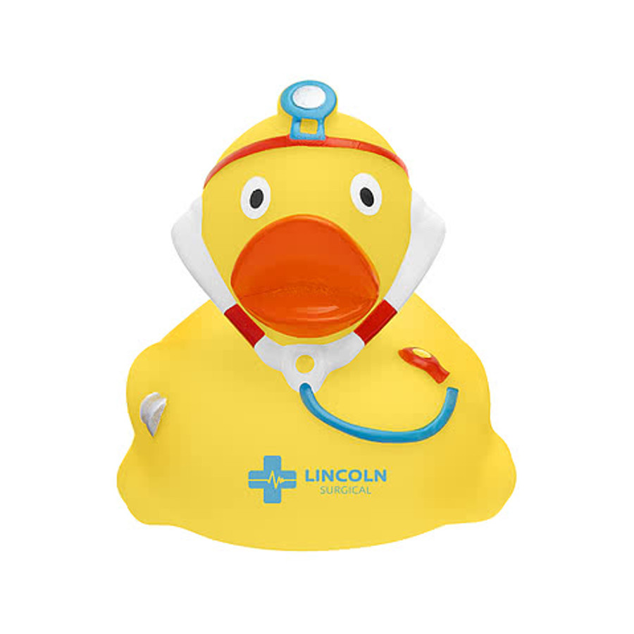 Healthcare Doctor Rubber Duck in YELLOW