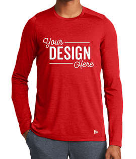 New Era Series Long Sleeve Performance Shirt - Color: Scarlet