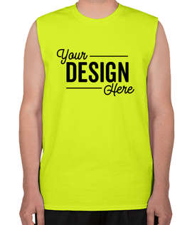 Canada - Gildan Ultra Cotton Muscle Tank - Color: Safety Green