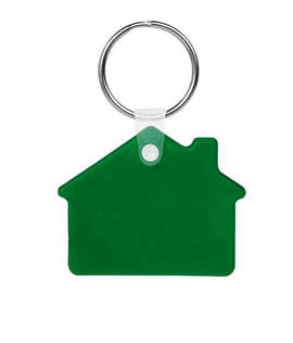 House Shaped Keychain - Color: Translucent Green