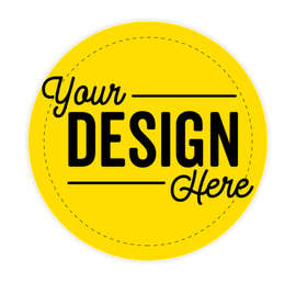 Full Color 2 in. Circle Magnet - Color: Yellow