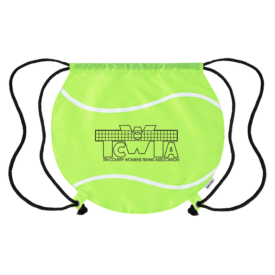 Tennis Ball Drawstring Bag