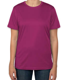 Clique by Cutter & Buck Women's Spin Eco UPF 50 Performance Shirt - Color: Gala Pink