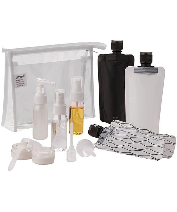 In Transit Travel Bottle Set and Pouch