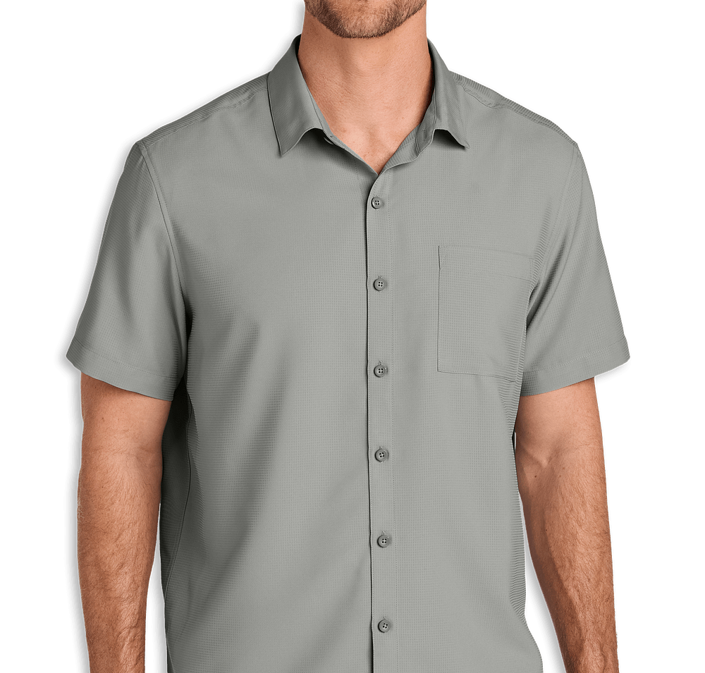 Port Authority Dockside Easy Care Short Sleeve Work Shirt-default