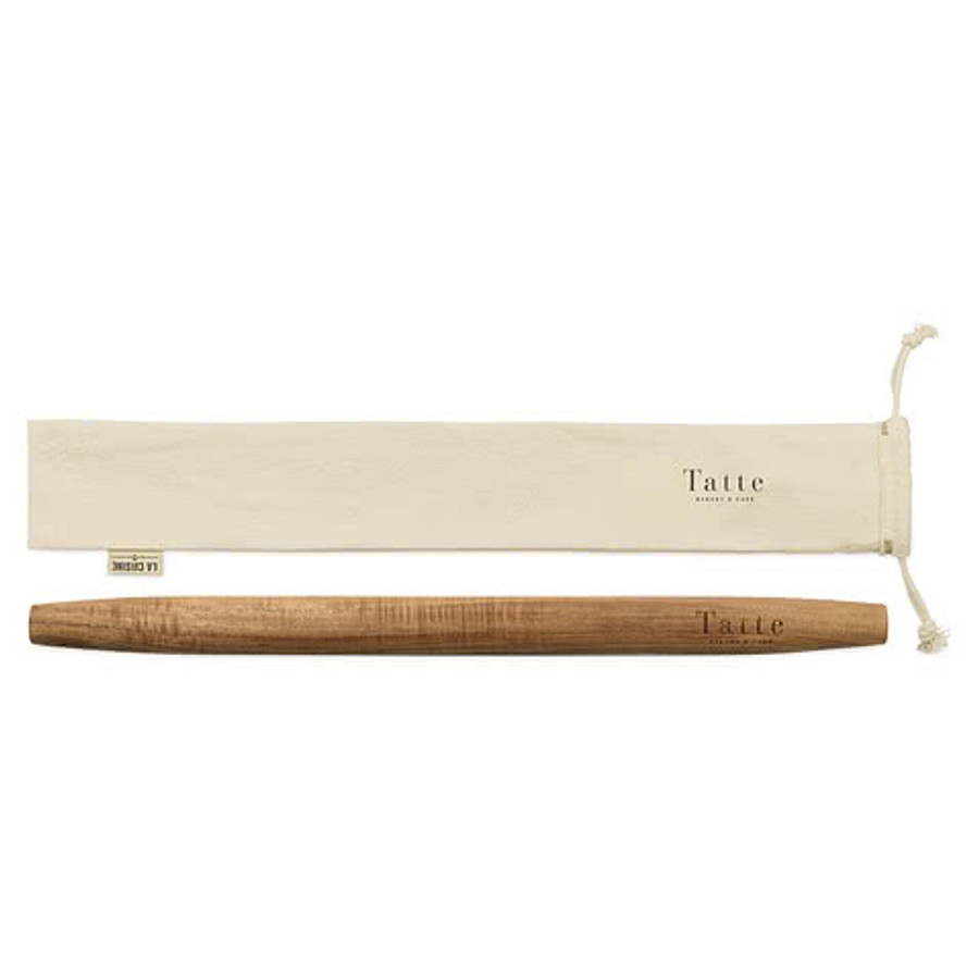La Cuisine French Rolling Pin with Storage Bag in Wood