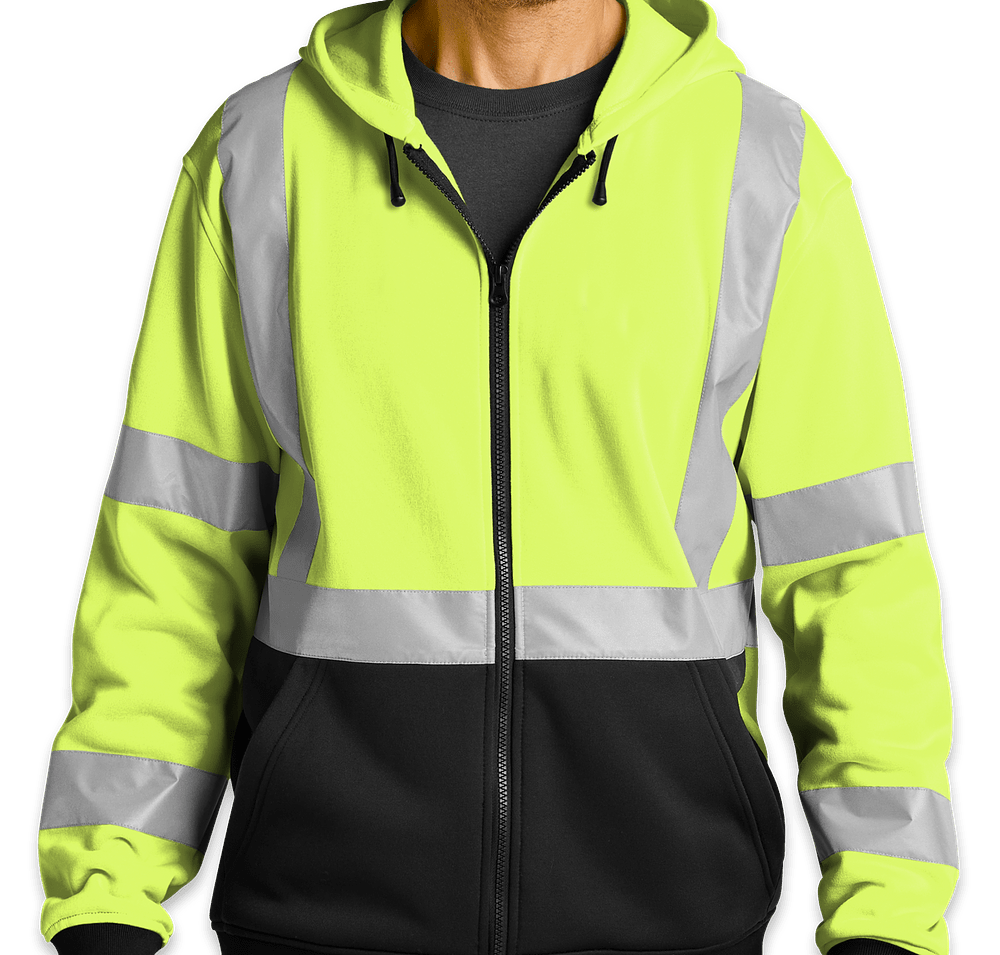 CornerStone Class 3 Heavy Duty Fleece Safety Zip Hoodie-default