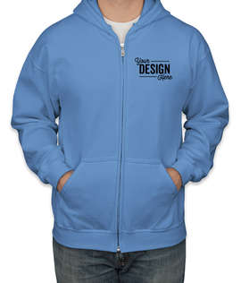 Canada - Gildan Midweight Zip Hoodie - Color: Carolina Blue