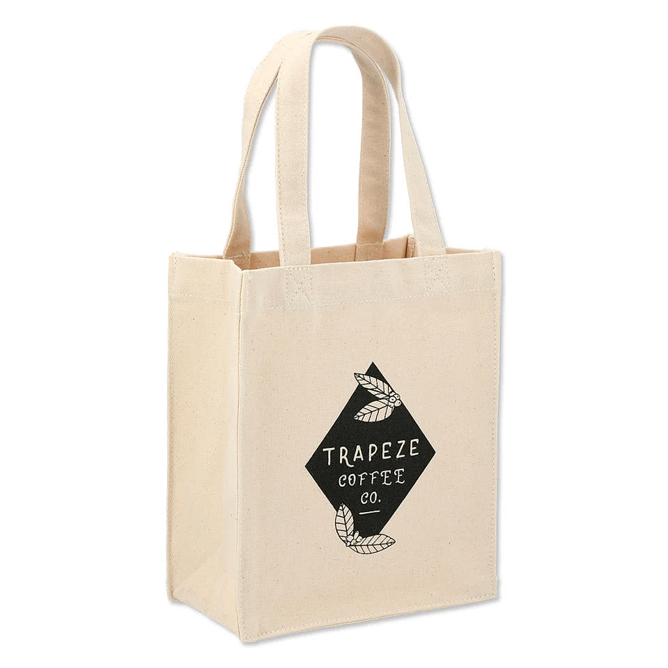 Mini Cotton Canvas Gift Tote Bag