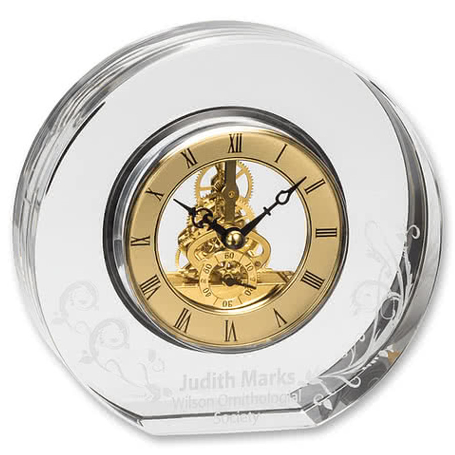 New York Clock in Clear